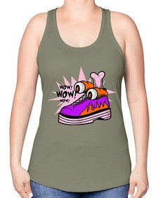 Forever cool 126# - cartoon general -Racerback Tank