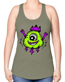 Forever thunder 127# - cartoon general -Racerback Tank