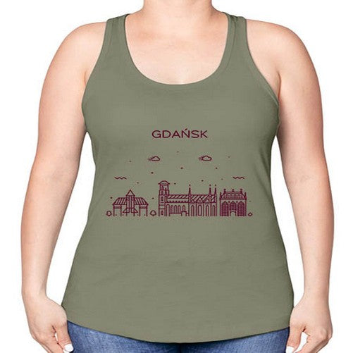 Gdansk 756# - cities -Racerback Tank
