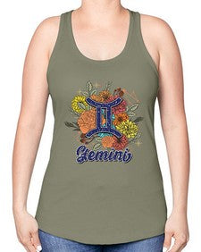 Gemini 126# - gemini -Racerback Tank