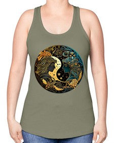 Gemini 216# - gemini -Racerback Tank
