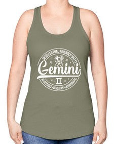 Gemini 226# - gemini -Racerback Tank