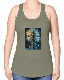 Gemini 56# - gemini -Racerback Tank
