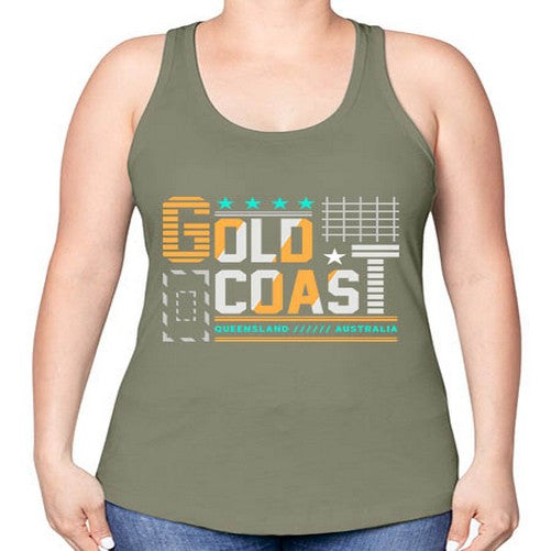 Gold Coast 778# - cities -Racerback Tank