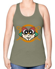 Good mantra 132# - cartoon general -Racerback Tank