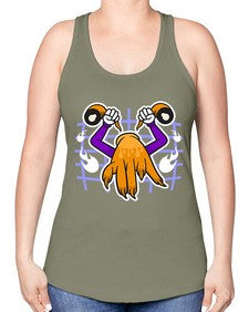 Haunted spy 137# - cartoon general -Racerback Tank