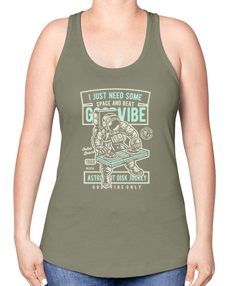 I Just Need Some Space and Beat 26# - space -Racerback Tank