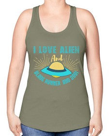 I love alien and blade runner 18# - ufo -Racerback Tank