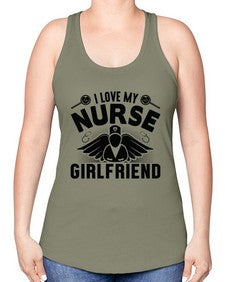 I love my Style 892# - nurse -Racerback Tank