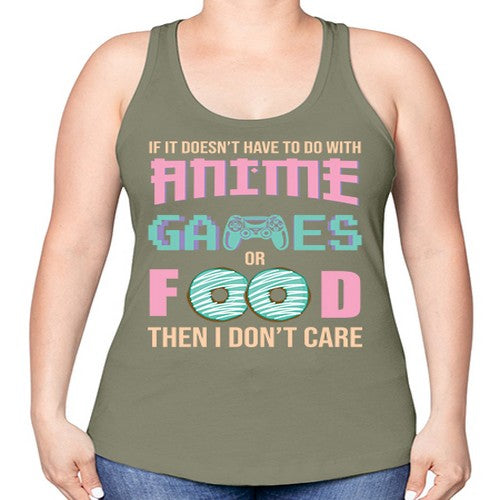 If Its Not Anime Video 247# - anime -Racerback Tank