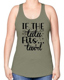 If the tutu fits 140# - ballet -Racerback Tank