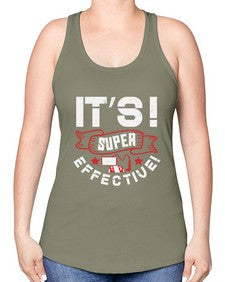 Its super effective 31# - video games -Racerback Tank