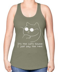 Its the Cats House - cats -Racerback Tank