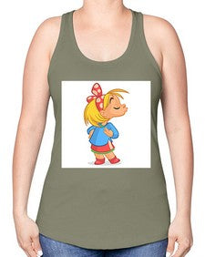 Kid 152# - cartoon general -Racerback Tank