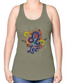 Leo 127# - leo -Racerback Tank