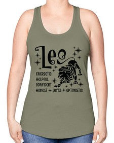Leo 278# - leo -Racerback Tank