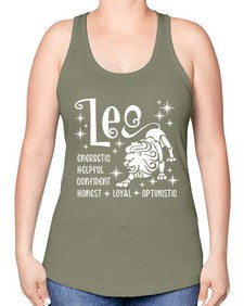 Leo 281# - leo -Racerback Tank
