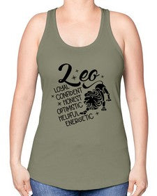Leo 282# - leo -Racerback Tank