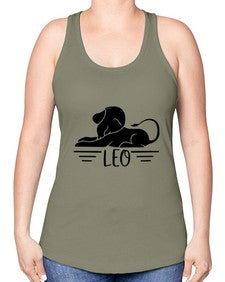 Leo 288# - leo -Racerback Tank