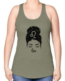 Leo Woman - leo -Racerback Tank