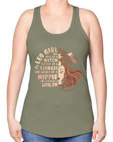 Leo girl 289# - leo -Racerback Tank