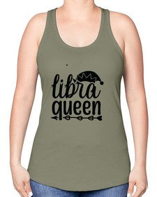 Libra queen 326# - libra -Racerback Tank