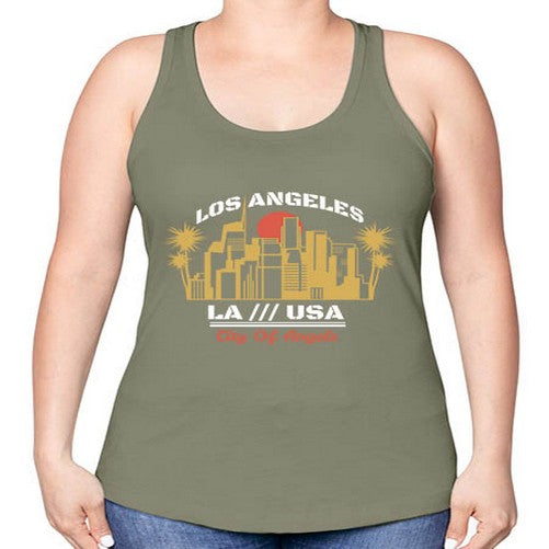 Los Angeles 1162# - cities -Racerback Tank
