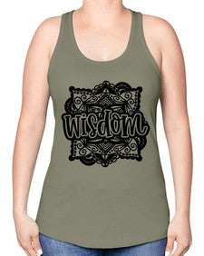 Mandala Wisdom 765# - mandala -Racerback Tank