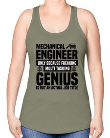 Mechanical engineer Style 1090# - engineer -Racerback Tank