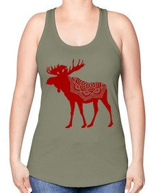 MooseMandala 940# - mandala -Racerback Tank