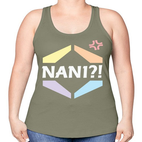 Nani What Funny Japanese Anime 270# - anime -Racerback Tank