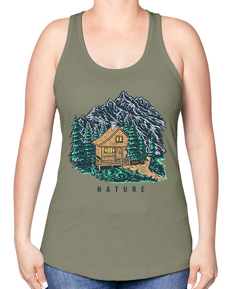Nature 18# - nature -Racerback Tank