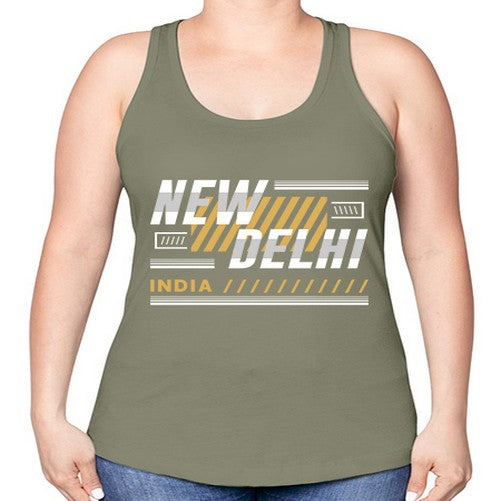 New Delhi 1440# - cities -Racerback Tank