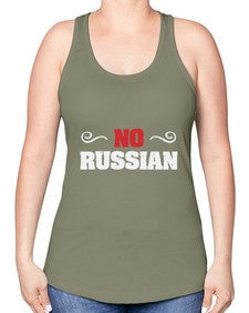 No Russian 37# - video games -Racerback Tank