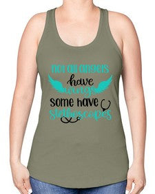 Not All Angels Have Style Style 1134# - nurse -Racerback Tank