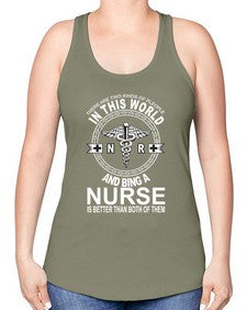 Nurse TransparentPNG Style 1206# - nurse -Racerback Tank