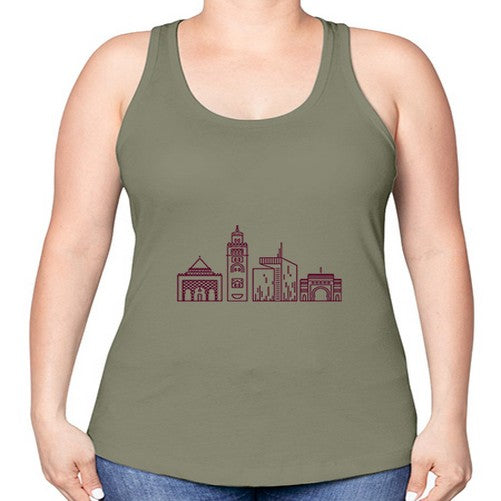 Rabat 1705# - cities -Racerback Tank