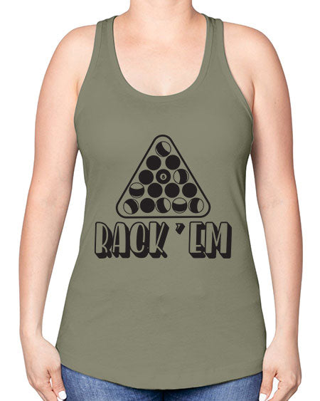 Rack em 558# - billards -Racerback Tank