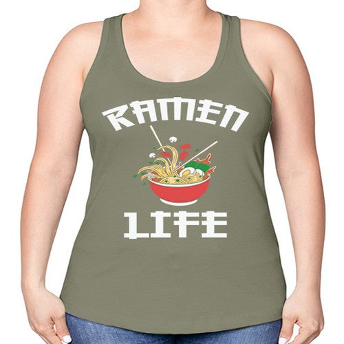 Ramen Noodle Anime Ramen Life 281# - anime -Racerback Tank