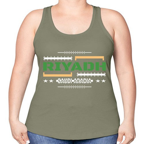 Riyadh 1741# - cities -Racerback Tank