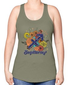 Sagittarius 130# - sagittarius -Racerback Tank