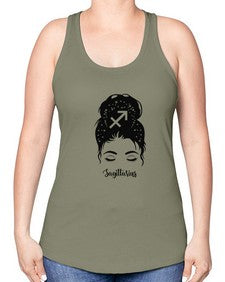 Sagittarius Woman - sagittarius -Racerback Tank