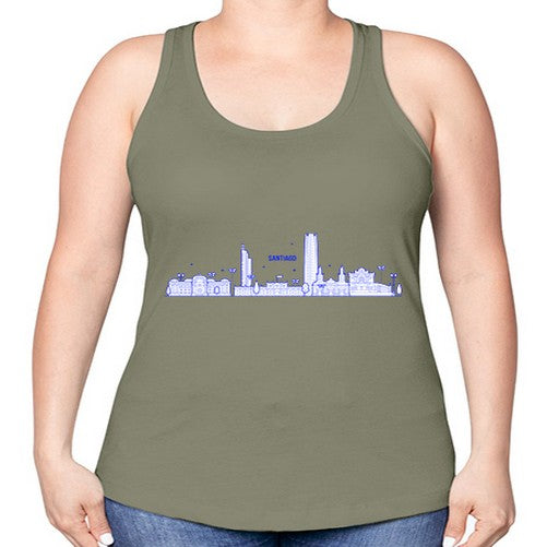 Santiago 1796# - cities -Racerback Tank
