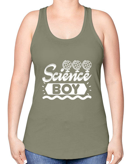 Science Boy 137# - general science -Racerback Tank