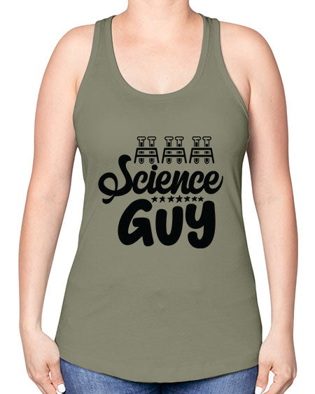 Science Guy 117# - general science -Racerback Tank