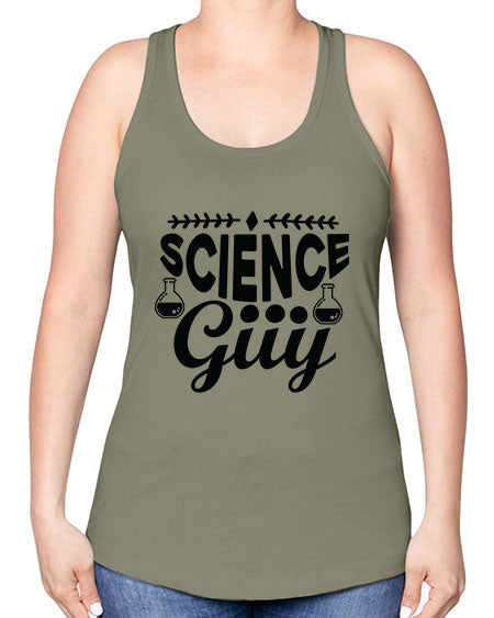 Science Guy 119# - general science -Racerback Tank