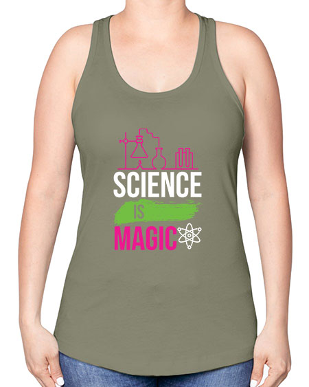 Science Is Magic 92# - general science -Racerback Tank