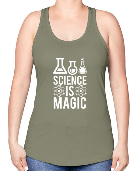 Science Is Magic 93# - general science -Racerback Tank