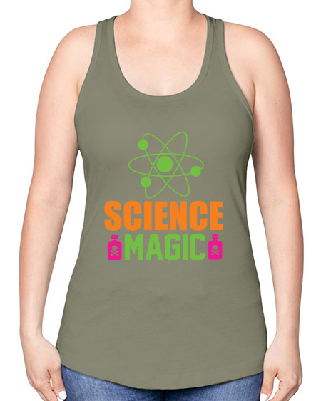Science Magic 68# - general science -Racerback Tank