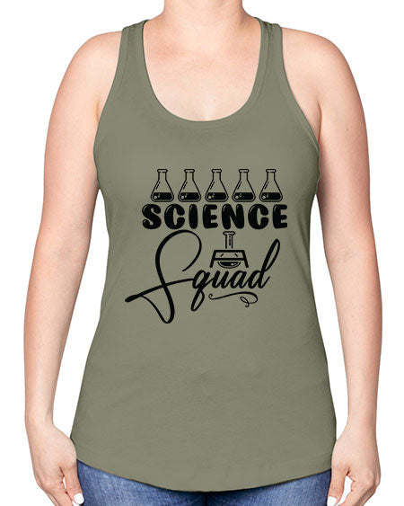 Science Squad 55# - general science -Racerback Tank